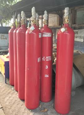 Refill Gas FM200 atau HFC-227ea di Kapal KRI